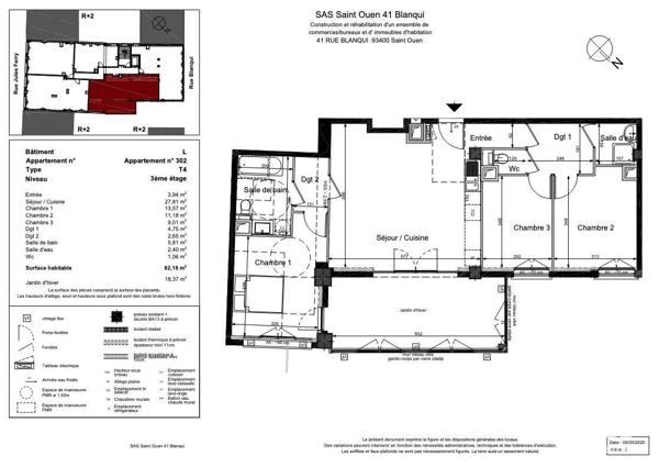 Appartement à vendre 4 pièces 84 m² Saint-Ouen-sur-Seine