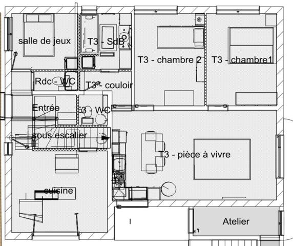 🏡 Appartement T4 en rez-de-jardin – 85 m² – Chaponost (69630)