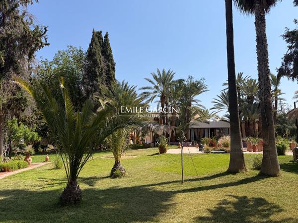 À vendre maison au coeur de la palmeraie à Marrakech