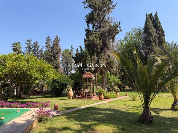 À vendre maison au coeur de la palmeraie à Marrakech