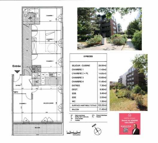 Appartement de 104 m²