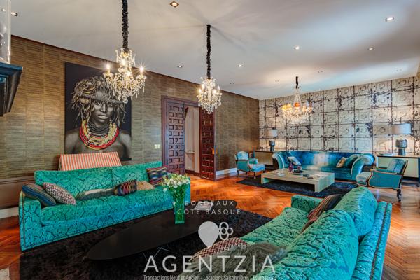 Bidart - Appartement de prestige 3 chambres avec piscine privée dans une residence historique de Bidart