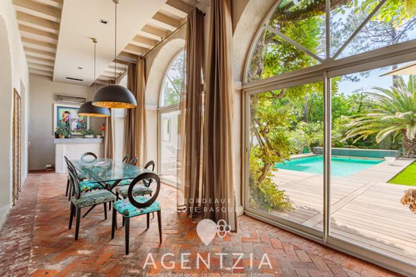 Bidart - Appartement de prestige 3 chambres avec piscine privée dans une residence historique de Bidart