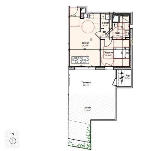 Appartement à vendre 2 pièces 44 m² Givrand