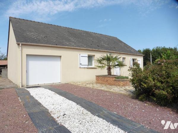 MESANGER, en hameau, maison de plain-pied, trois chambres, sur 1000 m² de terrain avec puits