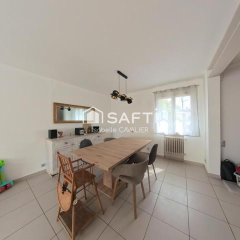 MONTFAVET – Maison 102 m² – 4 chambres – Jardin – Garage