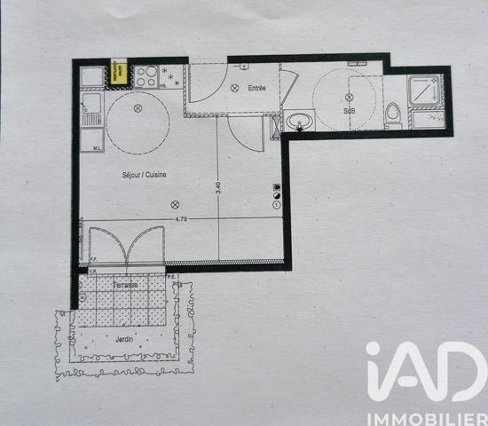 Appartement à vendre 1 pièce 27 m² Noisy-le-Grand
