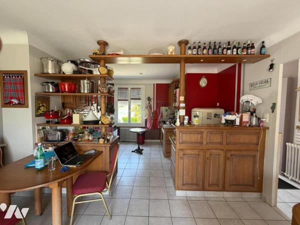 Maison 3 pièces, 2 ch, garage et jardin clos de 730m2