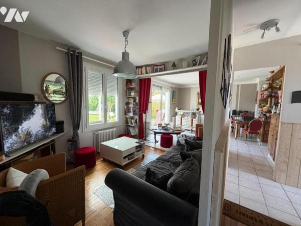 Maison 3 pièces, 2 ch, garage et jardin clos de 730m2