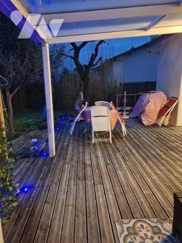 Maison 3 pièces, 2 ch, garage et jardin clos de 730m2