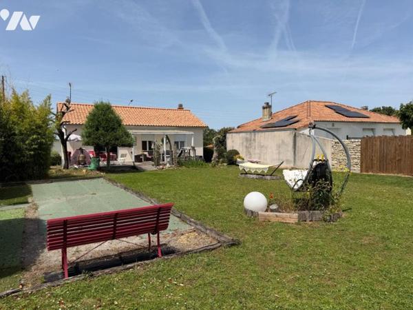 Maison 3 pièces, 2 ch, garage et jardin clos de 730m2