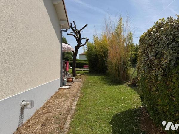 Maison 3 pièces, 2 ch, garage et jardin clos de 730m2