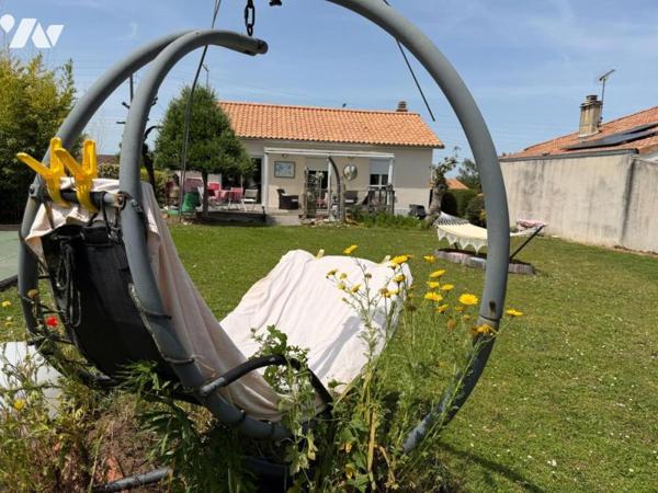 Maison 3 pièces, 2 ch, garage et jardin clos de 730m2