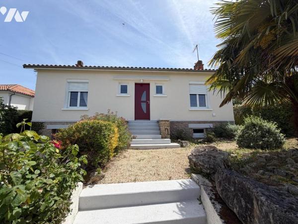 Maison 3 pièces, 2 ch, garage et jardin clos de 730m2