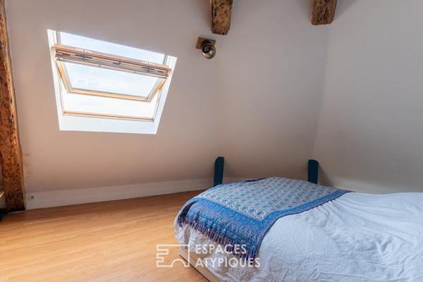 Loft sous les toits avec vue cathédrale