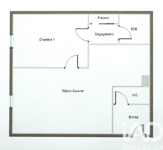 Appartement à vendre 2 pièces 44 m² Reims