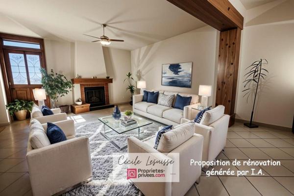 Maison de caractère viable de plain-pied