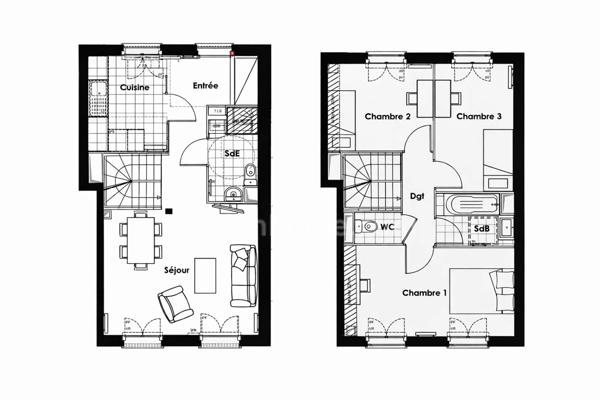 93150 - LE BLANC-MESNIL – DUPLEX – DOUBLE JARDIN – TERRASSES – PARKING SÉCURISÉ