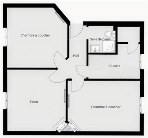 Bas de Montreuil-A vendre appartement 49 m2-3 pièces-Jardin-4 caves-8 mn à pied RER A-8 mn métro Lignes 1 et 9
