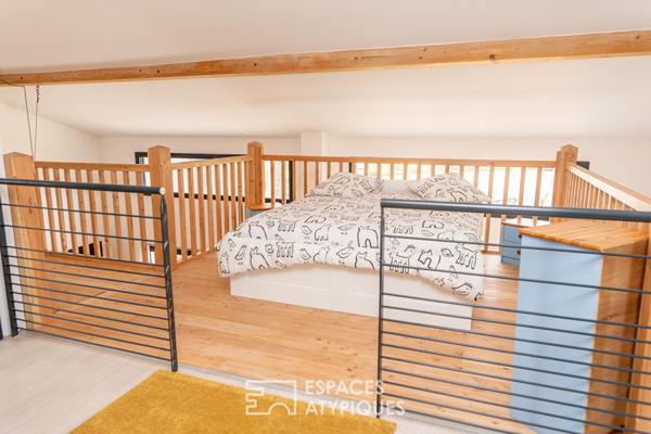 En Ardèche, maison de village contemporaine et insolite.