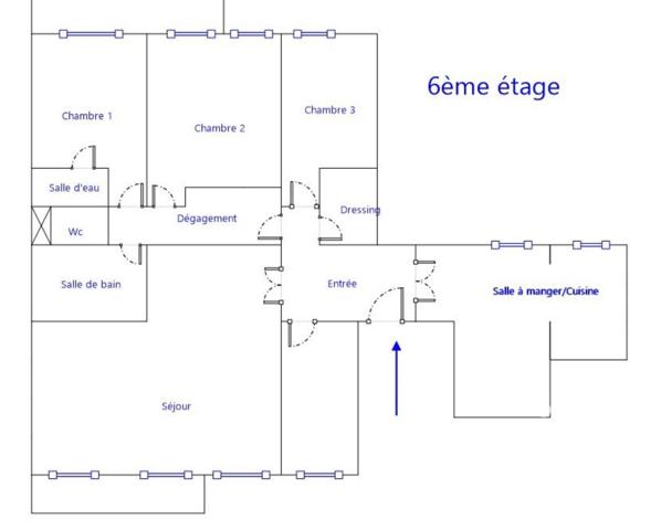 Appartement 5 pièces de 120 m² à Montrouge (92120)
