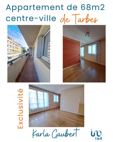 Appartement à vendre 4 pièces 68,87 m² Tarbes