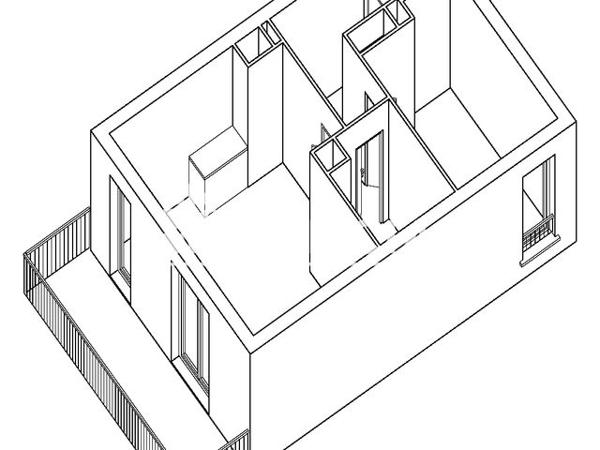 Location Appartement 2 pièces 45.02 m² - 22 AVENUE ANDRE REINSON Bordeaux 33300