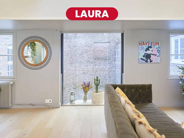 LAURA - T6 de 189m2 - Parking - Ext. - Vieux-Lille prox. Citadelle