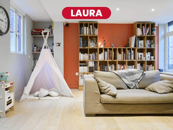 LAURA - T6 de 189m2 - Parking - Ext. - Vieux-Lille prox. Citadelle