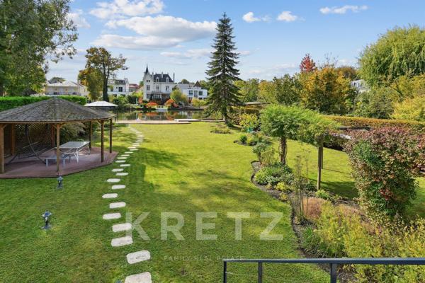 Villa au bord du lac d'Enghien-les-bains