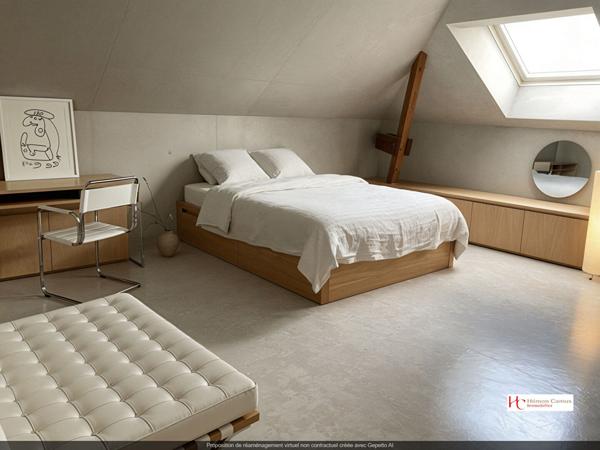 Appartement dernier étage avec balcon,  
Nantes 44100