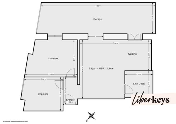 3 pièces 48 m² avec double parking couvert aux portes de Monaco | Avenue de Villaine | Beausoleil