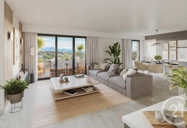Appartement F3 à vendre  3 pièces - 61,34 m2 ANTIBES - 06