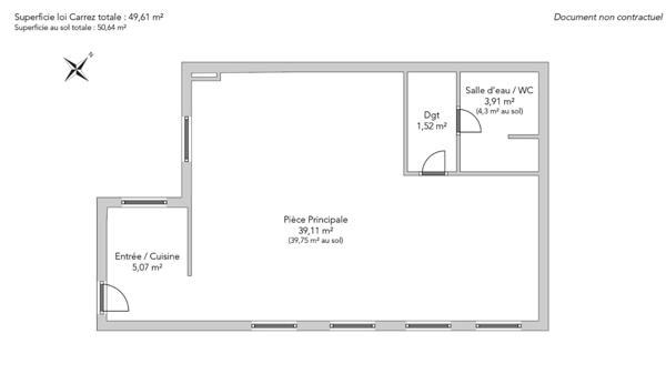 Appartement Paris 3e - LISIÈRE MARAIS / AMELOT