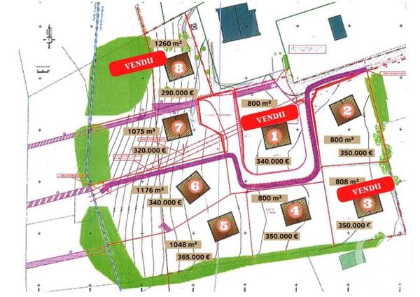 terrain à vendre 1176 m2 ST GERVAIS LES BAINS - 74