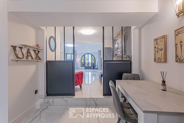 Fabron – Bien d’exception en rez-de-jardin avec vue panoramique mer