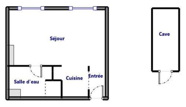 Appartement à vendre 1 pièce 25 m² Bordeaux