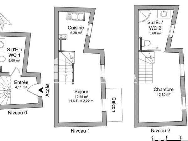 Location Appartement 2 pièces 45.16 m² - 10 RUE DES BLANCHERS Toulouse 31000