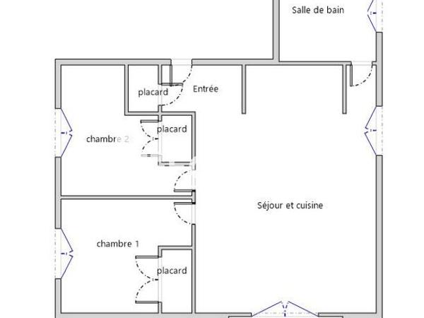 Location Appartement 3 pièces 51.33 m² - 21 CHEMIN DE LANNEDARRE Lourdes 65100