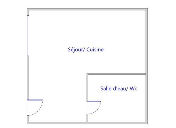 Appartement 1 pièce - 31 m²