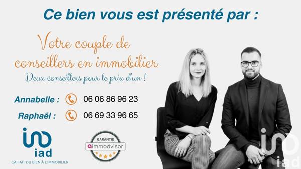 Appartement 3 pièces de 57 m² à Fleury-Mérogis (91700)