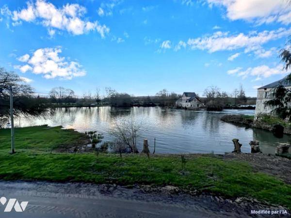 Maison d'habitation au bord du Loir