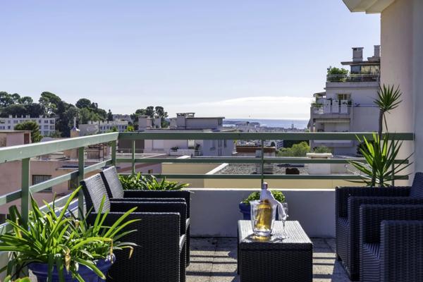 Duplex 157 m² avec grandes terrasses et vue mer – Le Cannet Saint-Catherine