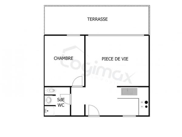 Vente appartement La rochelle, 41m² 2 pièces 190 000 avec terrasse