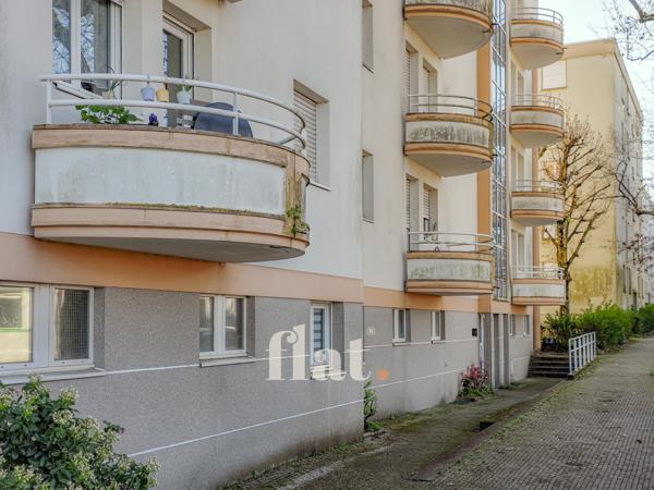 Studio 22,11 m² avec balcon et parking - DPE D - Rezé Balinière