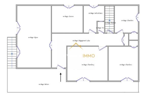 Pélissanne (13330) Maison de 145 m2 - 5 chambres - Parcelle de 1000 m2