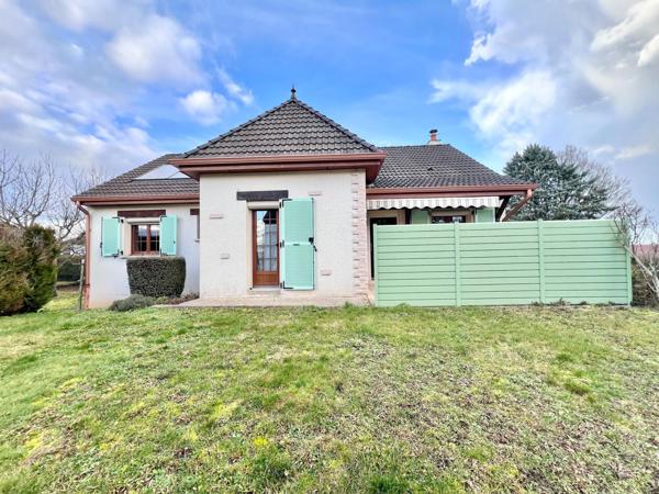 Maison de plain-pied – 95 m² –  sous sol complet - Parcelle d’environ 800 m²