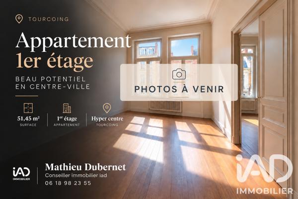 Appartement à vendre 2 pièces 51,45 m² Tourcoing