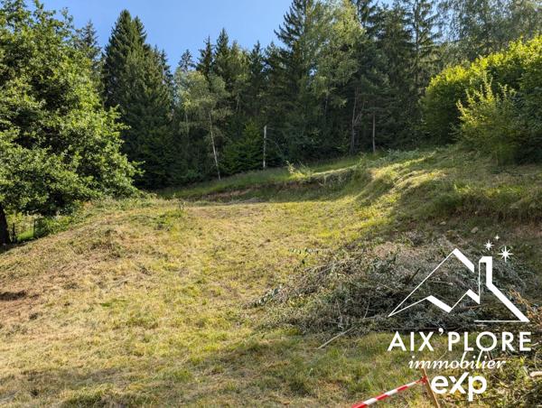 Terrain de 1541 m² dont 800 m² constructibles