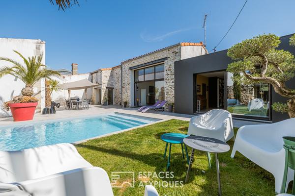 Ancien chai devenu écrin contemporain